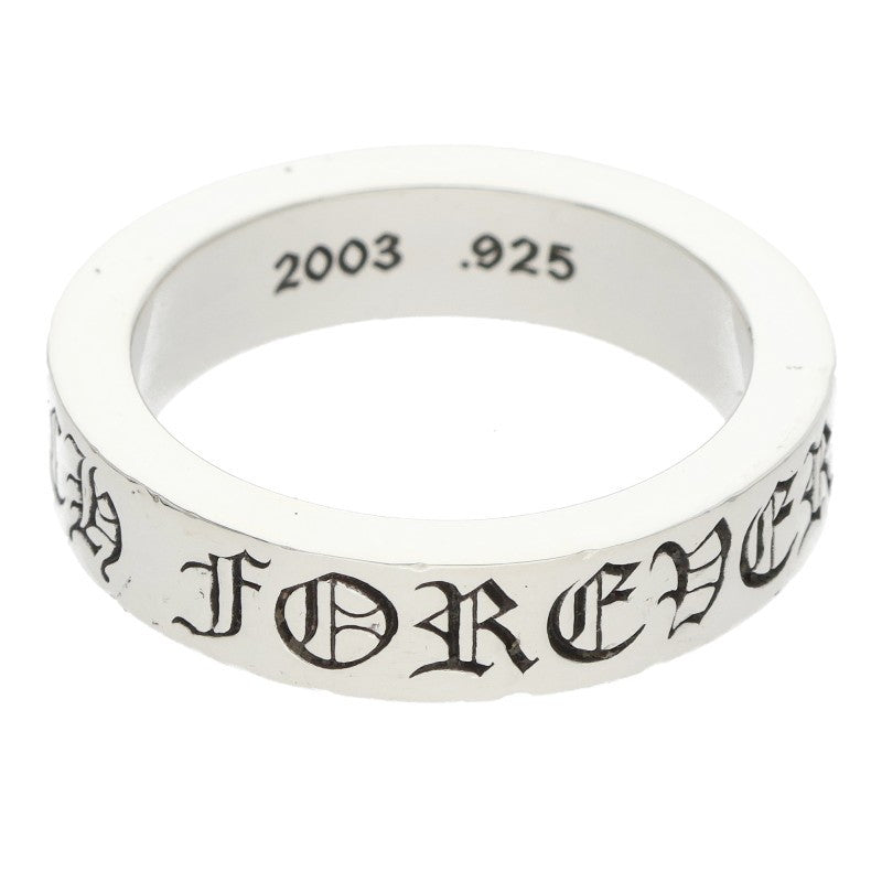 Chrome Hearts 6mm Spacer Forever Silver Ring Size ONE SIZE