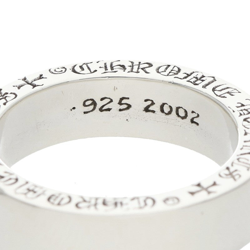 Chrome Hearts 6mm Spacer Plain Silver Ring Size ONE SIZE