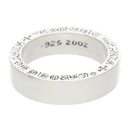 Chrome Hearts 6mm Spacer Plain Silver Ring Size ONE SIZE