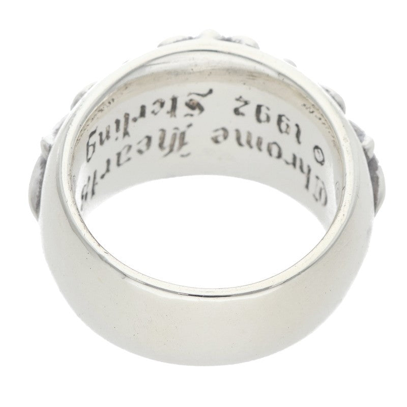 Chrome Hearts Floral Cross Silver Ring Size ONE SIZE