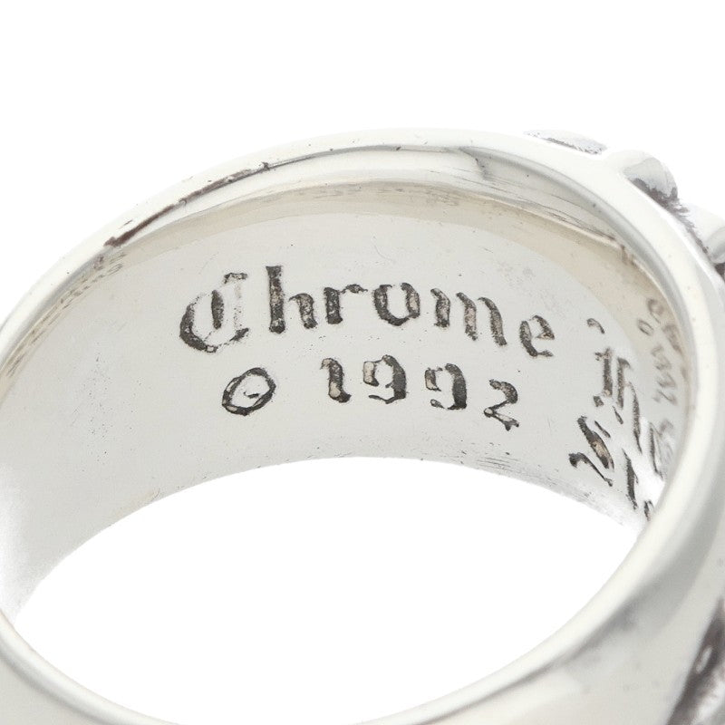 Chrome Hearts Floral Cross Silver Ring Size ONE SIZE