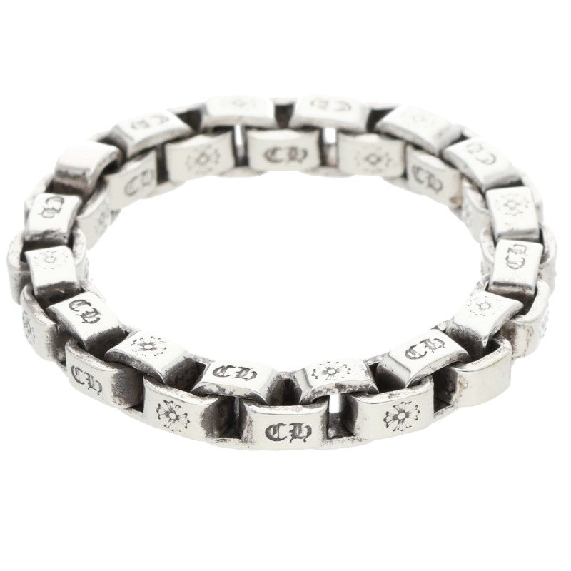 Chrome Hearts BOX CHAIN RING Silver Ring Size ONE SIZE
