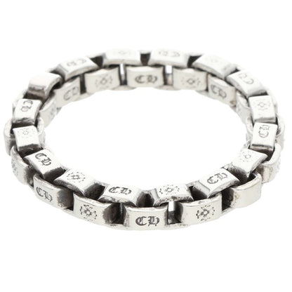 Chrome Hearts BOX CHAIN RING Silver Ring Size ONE SIZE