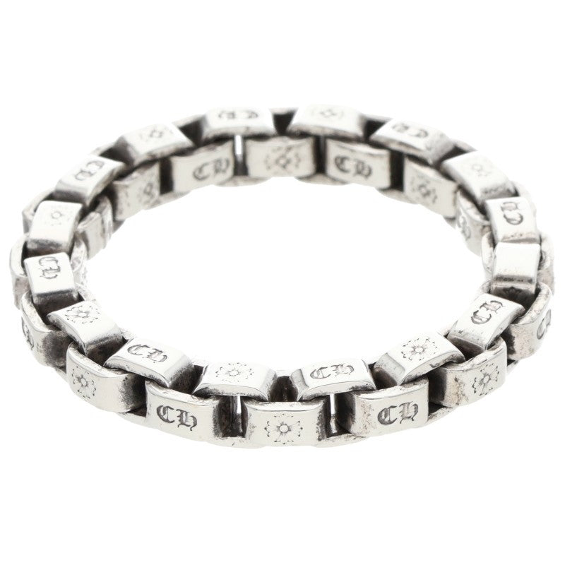 Chrome Hearts BOX CHAIN RING Silver Ring Size ONE SIZE