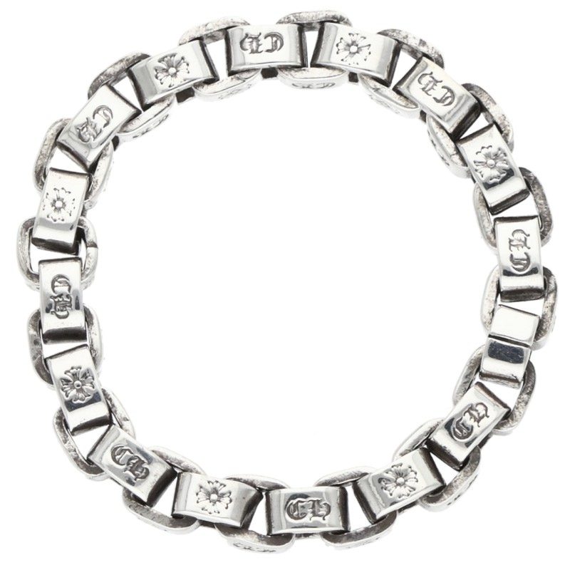 Chrome Hearts BOX CHAIN RING Silver Ring Size ONE SIZE