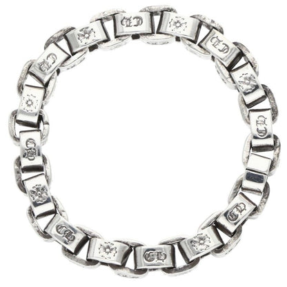 Chrome Hearts BOX CHAIN RING Silver Ring Size ONE SIZE
