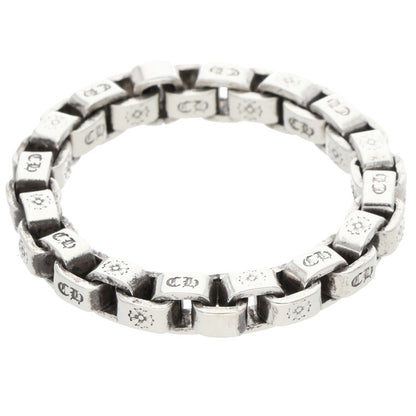 Chrome Hearts BOX CHAIN RING Silver Ring Size ONE SIZE