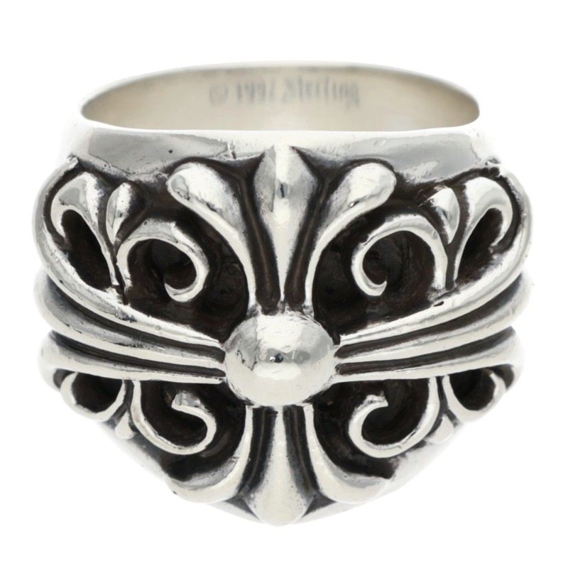 Chrome Hearts Keeper Silver Ring Size US 7.5