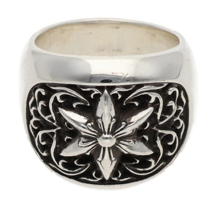 Chrome Hearts Classic Oval Star Silver Ring Size ONE SIZE