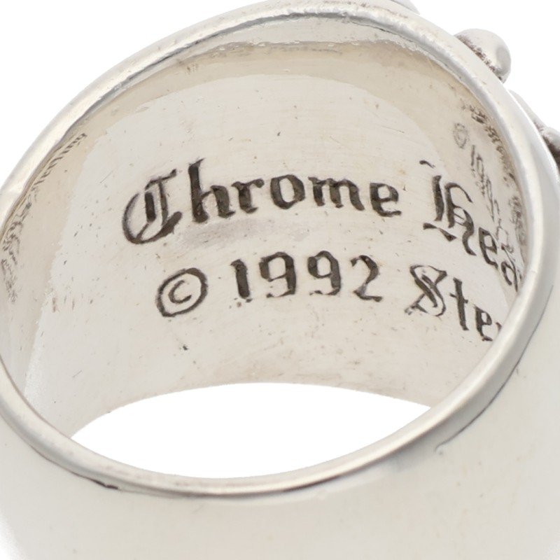 Chrome Hearts Keeper Sterling Silver Ring Size ONE SIZE