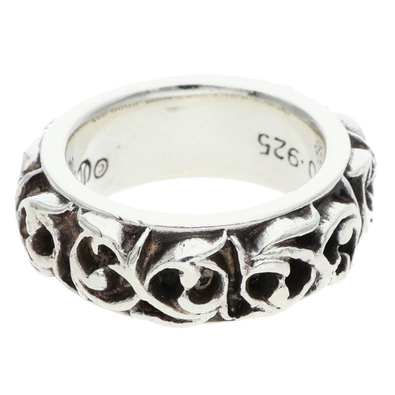 Chrome Hearts Eternity Vine Band Silver Ring Size US 5