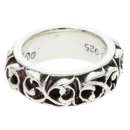 Chrome Hearts Eternity Vine Band Silver Ring Size US 5