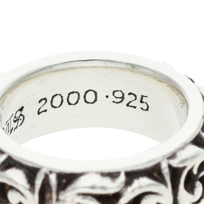 Chrome Hearts Eternity Vine Band Silver Ring Size US 5