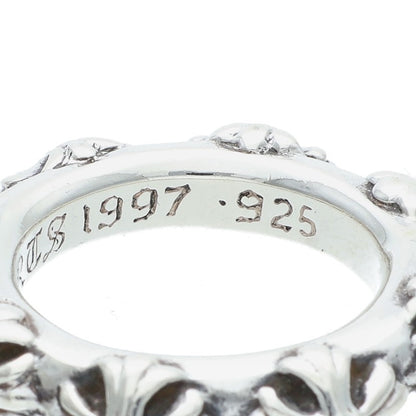 Chrome Hearts Cross Band Silver Ring Size ONE SIZE