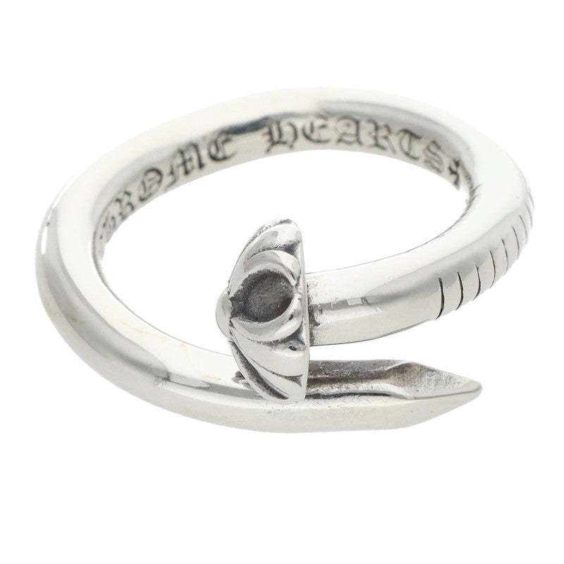 Chrome Hearts Nail CRS Ball Silver Ring Size ONE SIZE