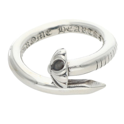 Chrome Hearts Nail CRS Ball Silver Ring Size ONE SIZE