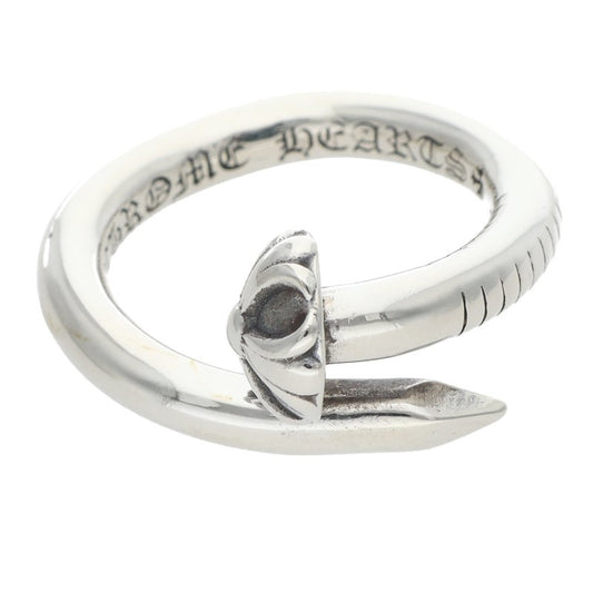 Chrome Hearts Nail CRS Ball Silver Ring Size ONE SIZE