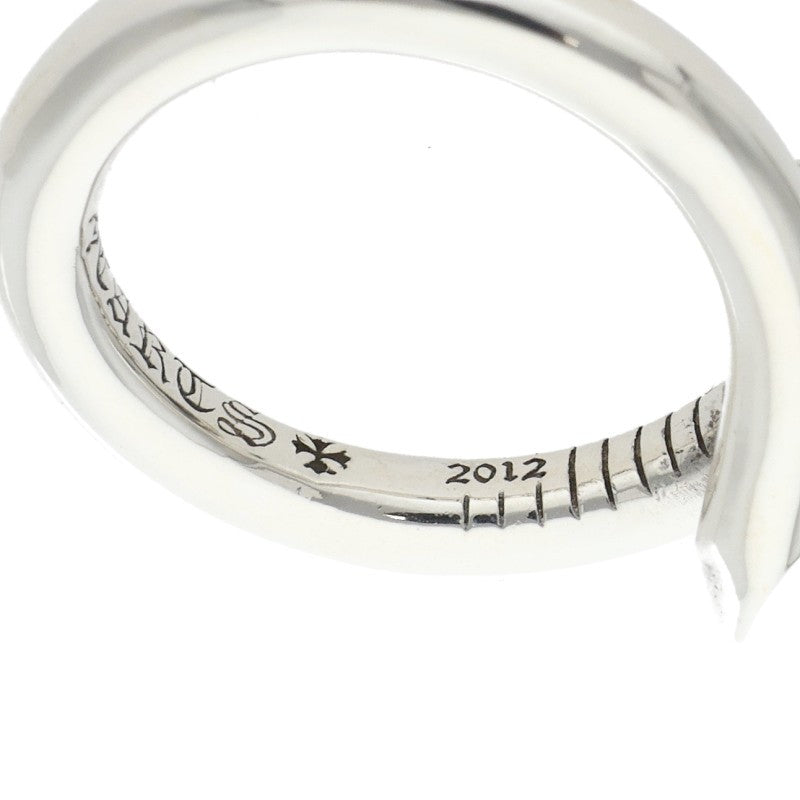 Chrome Hearts Nail CRS Ball Silver Ring Size ONE SIZE