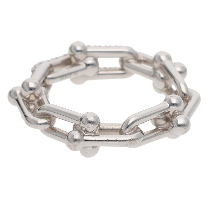 TIFFANY&Co. Hardware Small Link 18K WG Diamond Size ONE SIZE
