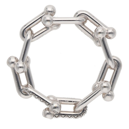 TIFFANY&Co. Hardware Small Link 18K WG Diamond Size ONE SIZE