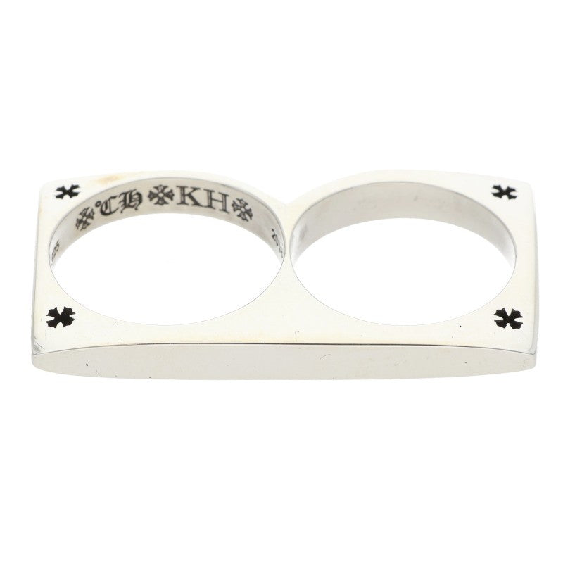 Chrome Hearts KH KNUCKLE Silver Ring Size JP 11.5