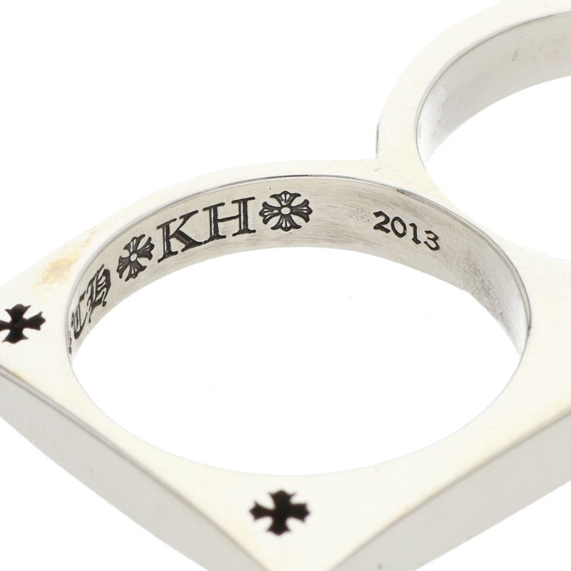 Chrome Hearts KH KNUCKLE Silver Ring Size JP 11.5