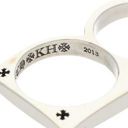 Chrome Hearts KH KNUCKLE Silver Ring Size JP 11.5