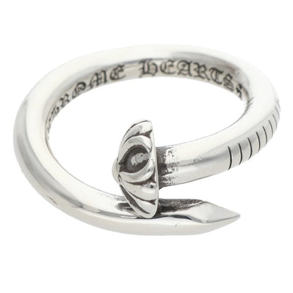 Chrome Hearts Nail Crossball Silver Ring Size ONE SIZE