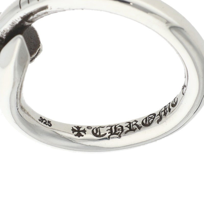 Chrome Hearts Nail Crossball Silver Ring Size ONE SIZE