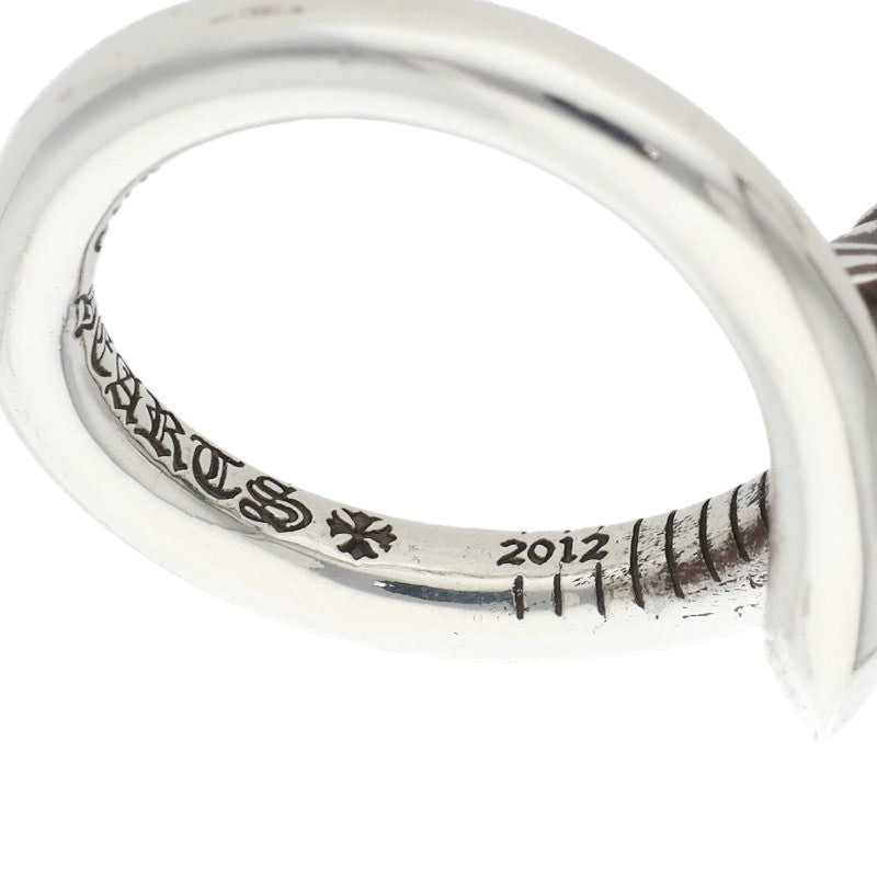 Chrome Hearts Nail Crossball Silver Ring Size ONE SIZE