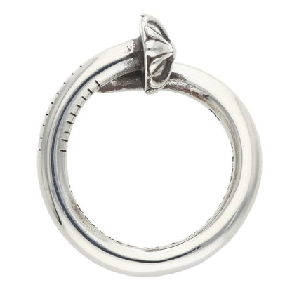 Chrome Hearts Nail Crossball Silver Ring Size ONE SIZE