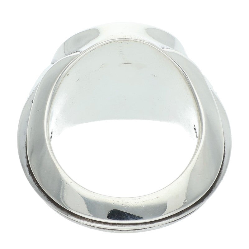 Chrome Hearts Seal Stamp CH Plus Silver Ring Size ONE SIZE