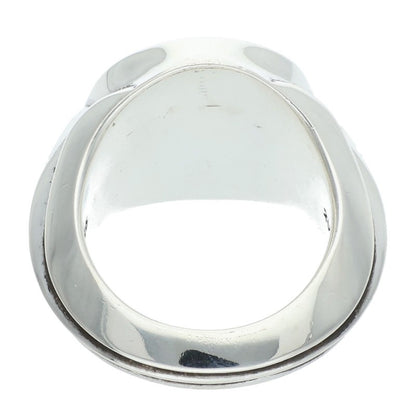 Chrome Hearts Seal Stamp CH Plus Silver Ring Size ONE SIZE