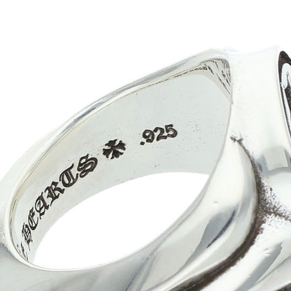 Chrome Hearts Seal Stamp CH Plus Silver Ring Size ONE SIZE