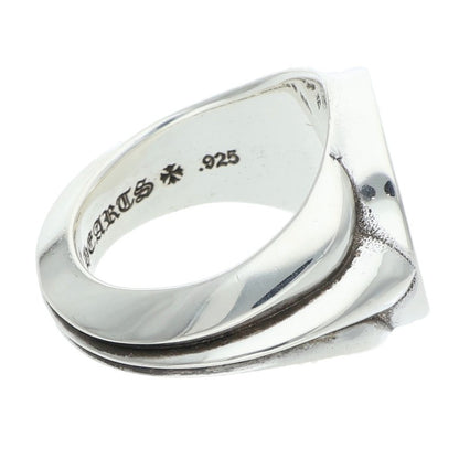 Chrome Hearts Seal Stamp CH Plus Silver Ring Size ONE SIZE
