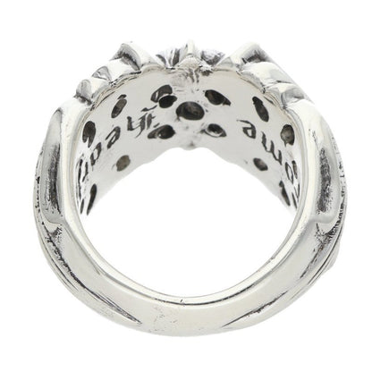 Chrome Hearts K&T Silver Ring Size ONE SIZE