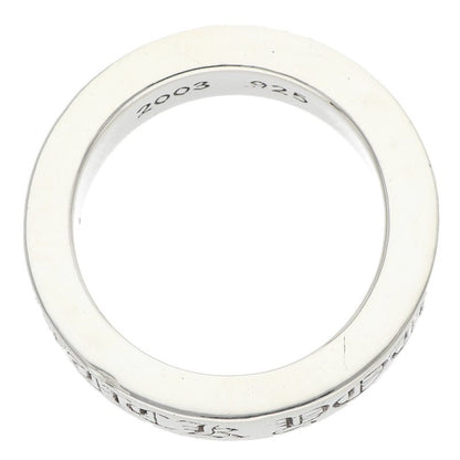 Chrome Hearts 6mm Spacer Fuck You Silver Ring Size US 8.5