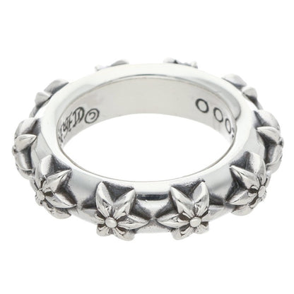 Chrome Hearts Star Band Sterling Silver Ring Size ONE SIZE