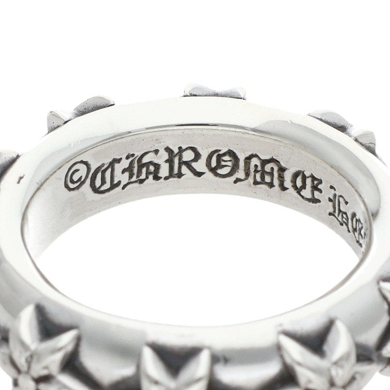 Chrome Hearts Star Band Sterling Silver Ring Size ONE SIZE