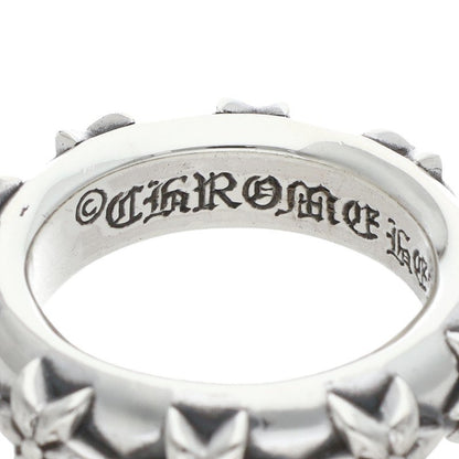 Chrome Hearts Star Band Sterling Silver Ring Size ONE SIZE