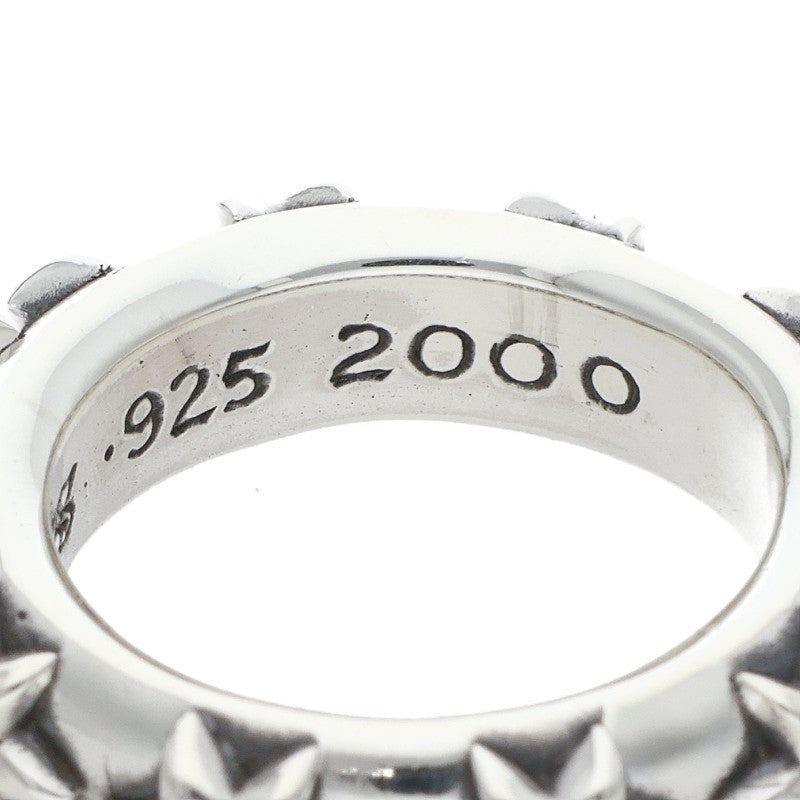 Chrome Hearts Star Band Sterling Silver Ring Size ONE SIZE