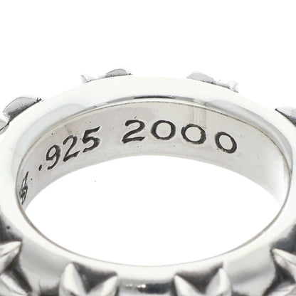 Chrome Hearts Star Band Sterling Silver Ring Size ONE SIZE