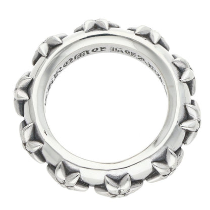 Chrome Hearts Star Band Sterling Silver Ring Size ONE SIZE