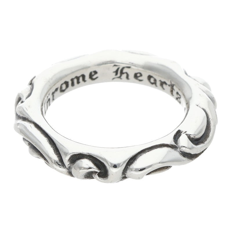 Chrome Hearts SCRL BAND Silver Ring Silver Size ONE SIZE