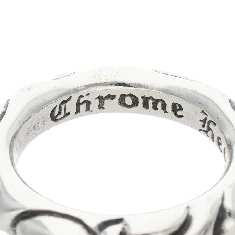Chrome Hearts SCRL BAND Silver Ring Silver Size ONE SIZE