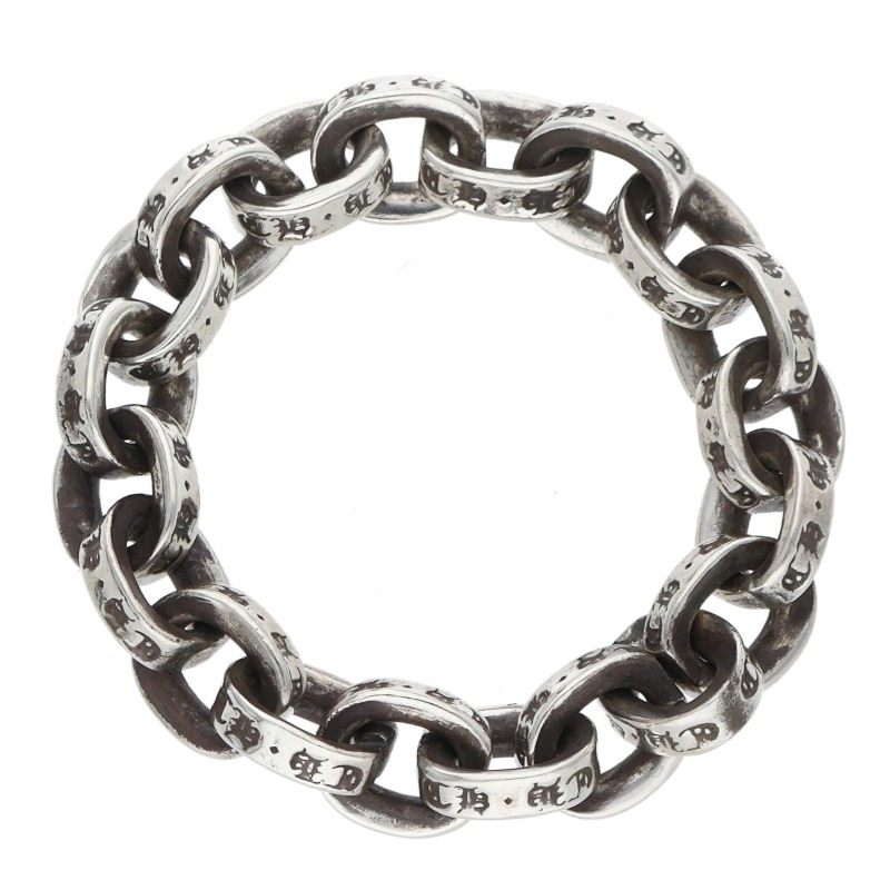 Chrome Hearts Paper Chain Silver Ring Size ONE SIZE