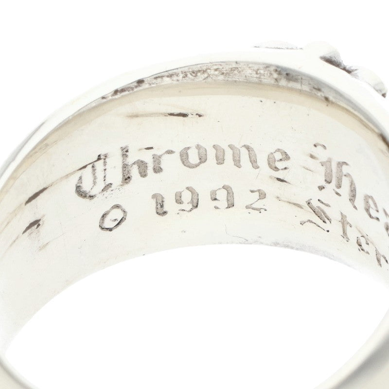 Chrome Hearts FLRL CRS Silver Ring Size ONE SIZE