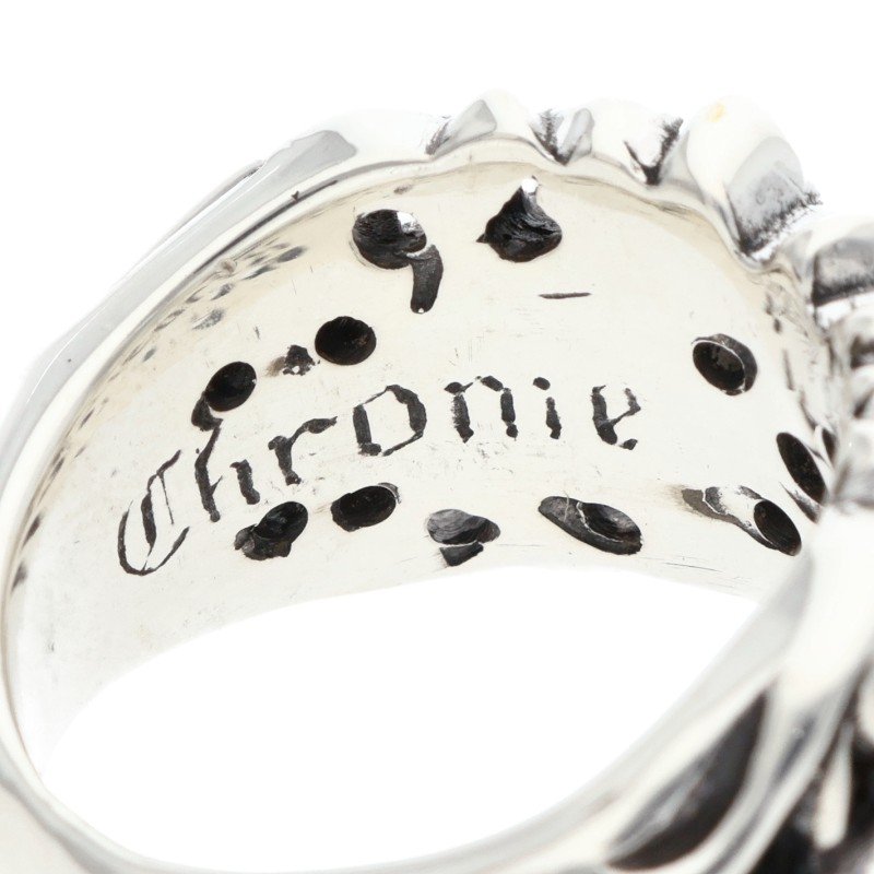 Chrome Hearts K&T Silver Ring Size ONE SIZE