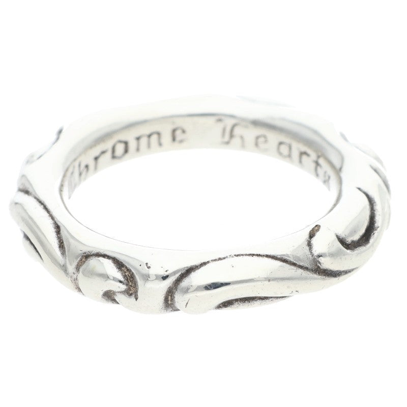 Chrome Hearts SCRL BAND Silver Ring Size ONE SIZE