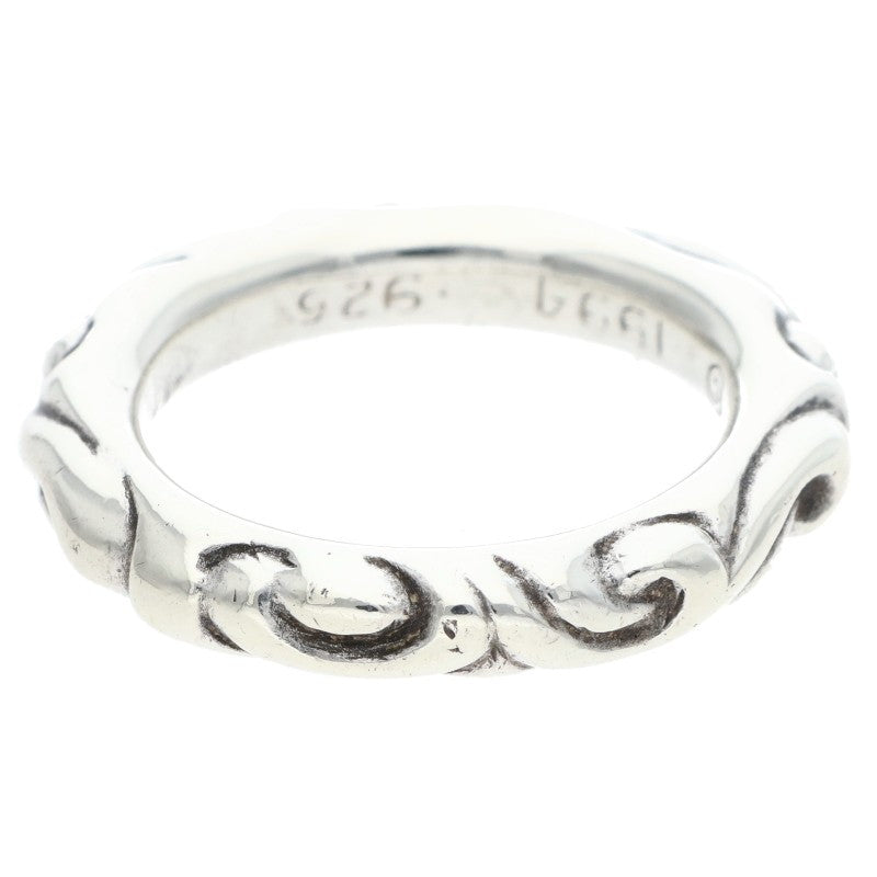 Chrome Hearts SCRL BAND Silver Ring Size ONE SIZE